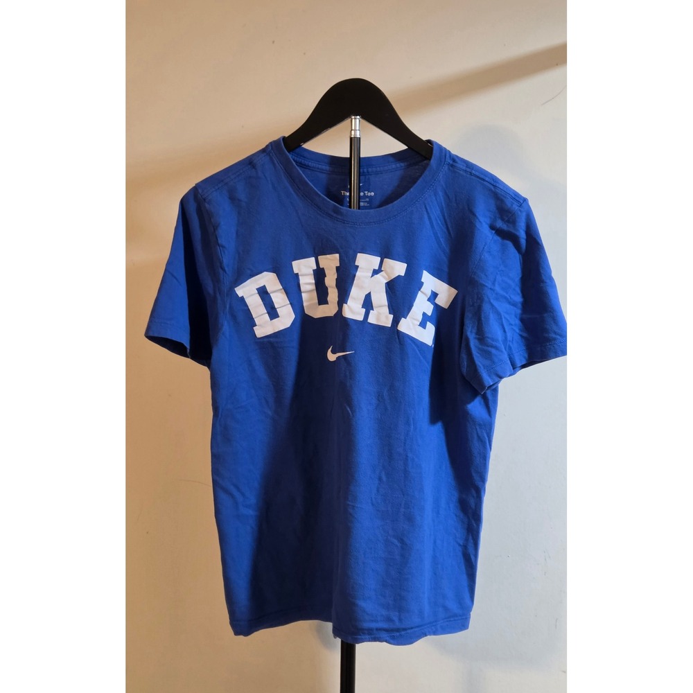 Nike Duke Blue Devils Athletic Short Sleeve T-Shirt Womens Size Small Blue White